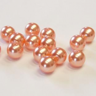 české skleněné korále - velikost 10 mm